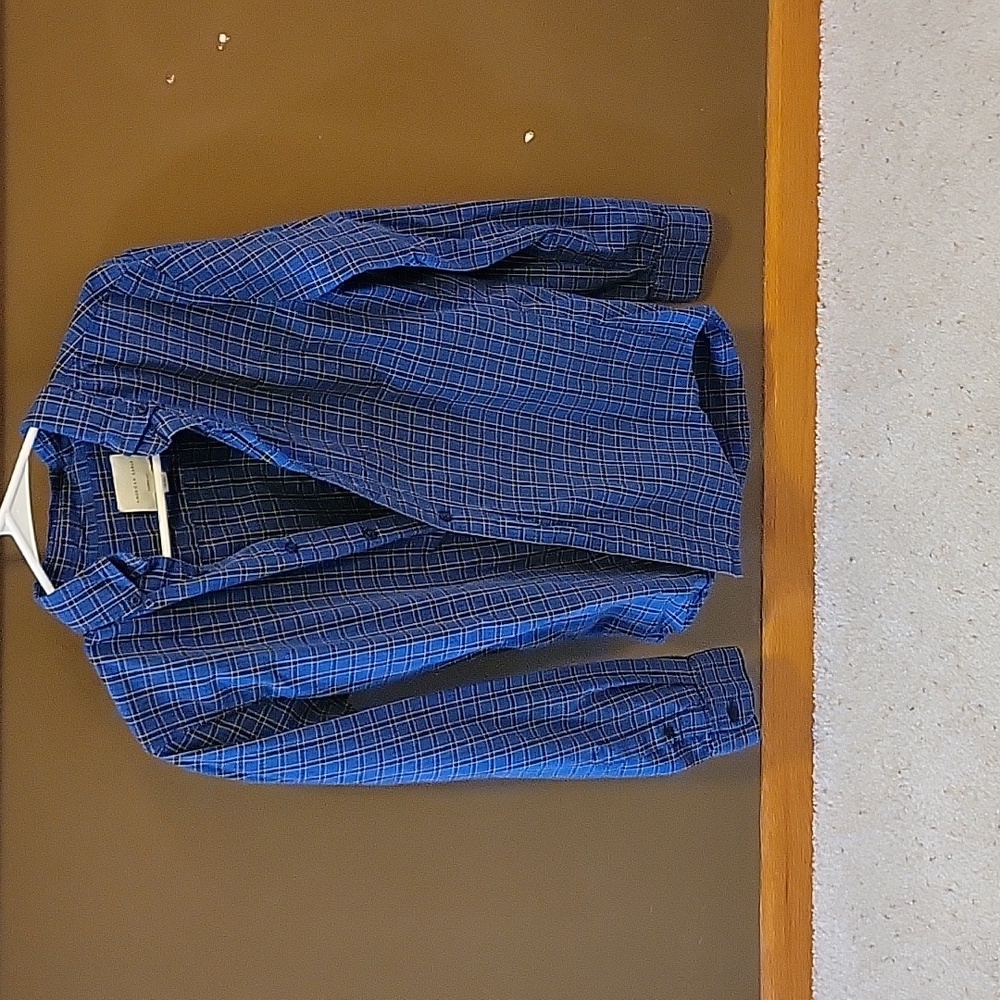 American Eagle Outfitters Blue Plaid Shirt